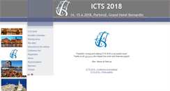 Desktop Screenshot of icts.sdzp.org